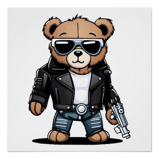 かわいいテディミーム ポスター (正面)