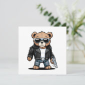 かわいいテディミーム 招待状 (スタンド正面)