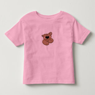 かわいいテディー・ベア トドラーTシャツ