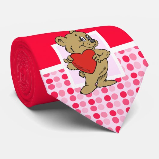 かわいいテディー・ベア ネクタイ (ロール)