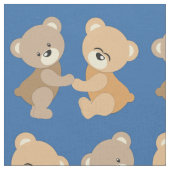 かわいいテディー・ベア ファブリック (クローズアップ)