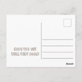 かわいいテディ犬の回復ポストカード ポストカード (裏面)