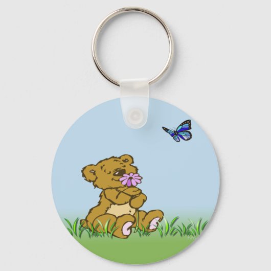 かわいいテディ キーホルダー (正面)