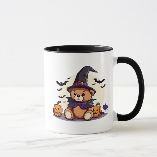かわいいテディ・ハロウィーン マグカップ (右)