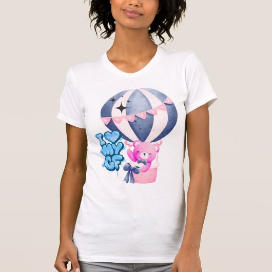 かわいいテディ Tシャツ (正面)