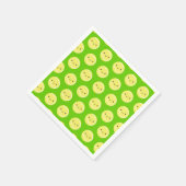 かわいいテニスボール スタンダードカクテルナプキン (角)