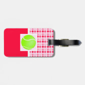 かわいいテニスボール ラゲッジタグ (裏面横)