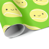 かわいいテニスボール ラッピングペーパー (ロールコーナー)