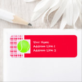 かわいいテニスボール ラベル (インサイチュ)