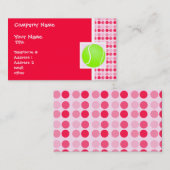 かわいいテニスボール 名刺 (正面/裏面)