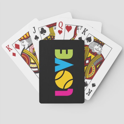 かわいいテニスLOVE - トランプ (裏面)