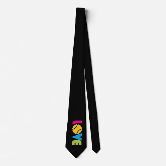 かわいいテニスLOVE - ネクタイ (正面)