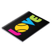 かわいいテニスLOVE - ノートブック (左側)