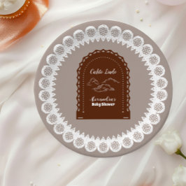 かわいいテラコッタメキシコシエリートリンド赤ちゃんシャワー ペーパープレート