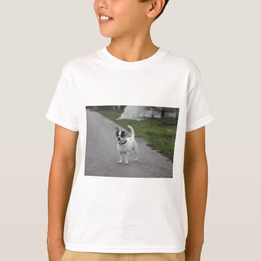 かわいいテリア犬！ Tシャツ (正面)