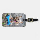 かわいいテリア ラゲッジタグ (正面横)