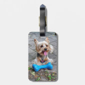 かわいいテリア ラゲッジタグ (裏面縦)