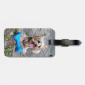 かわいいテリア ラゲッジタグ (裏面横)