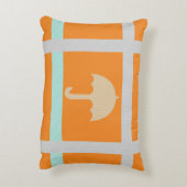 かわいいテープアップ明るい紙傘 アクセントクッション (裏面(縦))