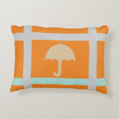 かわいいテープアップ明るい紙傘 アクセントクッション (裏面)