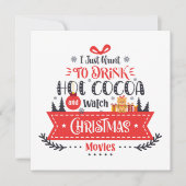 かわいいテーマホリデークリスマスカード (正面)