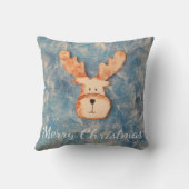 かわいいディアブルークリスマスホリデー クッション (裏面)