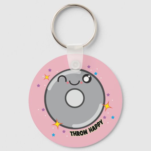 かわいいディスカスロワーキーチェーンギフト キーホルダー (正面)