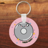 かわいいディスカスロワーキーチェーンギフト キーホルダー (正面)