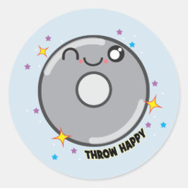 かわいいディスカスロワースティッカーギフト ラウンドシール
