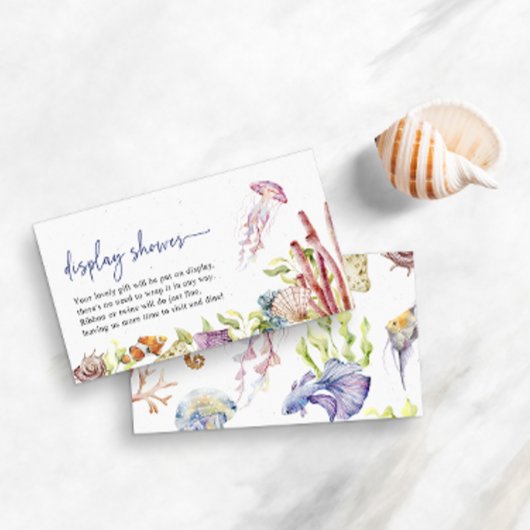 かわいいディスプレイシャワーカード エンクロージャーカード