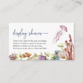 かわいいディスプレイシャワーカード エンクロージャーカード (正面)