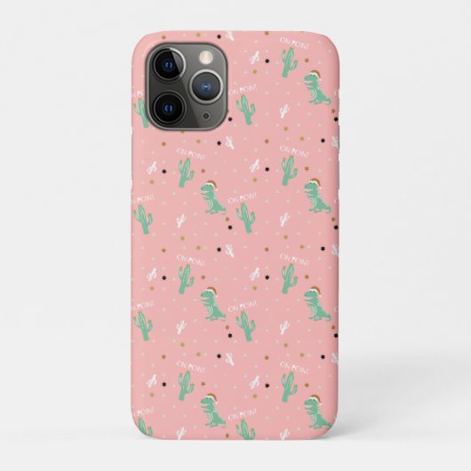 かわいいディノとサボテンがポイント Case-Mate iPhoneケース (裏)