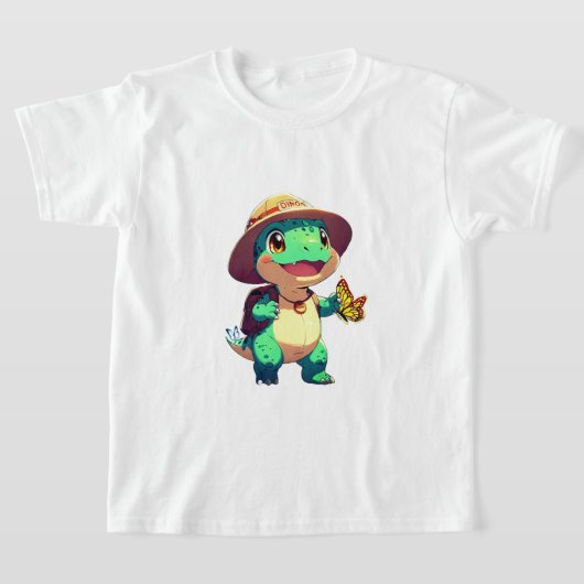 かわいいディノエクスプローラー🦖 Tシャツ (レイダウン)