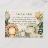 かわいいディノジャングルブックスベビー エンクロージャーカード (正面)