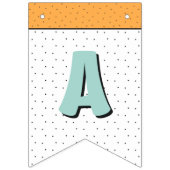 かわいいディノ恐竜の誕生日パーティー バンティングフラッグ (第3の旗)