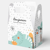 かわいいディノ恐竜の誕生日パーティー フェイバーボックス (オープン)