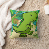 かわいいディノ枕 クッション (ブランケット)