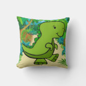 かわいいディノ枕 クッション (正面)