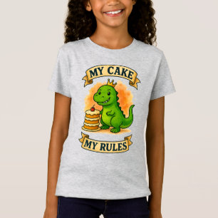 かわいいディノ誕生日キングマイケーキルール Tシャツ