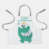 かわいいディノ エプロン (正面)