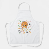 かわいいディノ エプロン (正面)