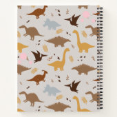 かわいいディノ ノートブック (裏面)