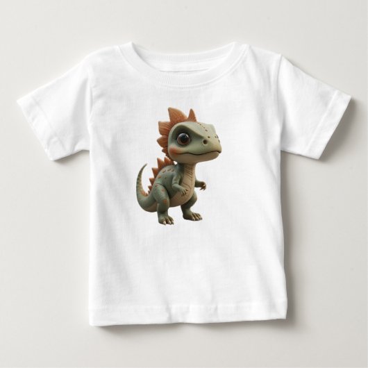 かわいいディノ ベビーTシャツ (正面)