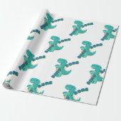 かわいいディノ ラッピングペーパー (アンロールド)