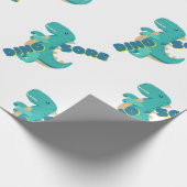 かわいいディノ ラッピングペーパー (角)