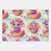 かわいいディワリ ラッピングペーパーシート (正面3)