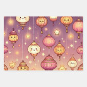 かわいいディワリ ラッピングペーパーシート (正面)