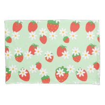 かわいいデイジーの花いちごクリスマスパターン