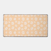 かわいいデイジーの花柄 デスクマット (正面)