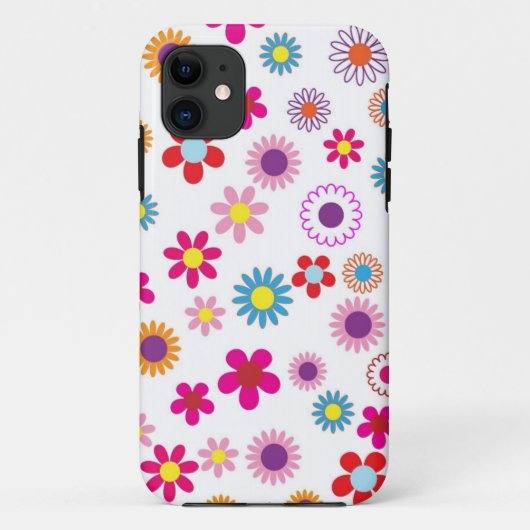 かわいいデイジーの花柄 Case-Mate iPhoneケース (裏面)